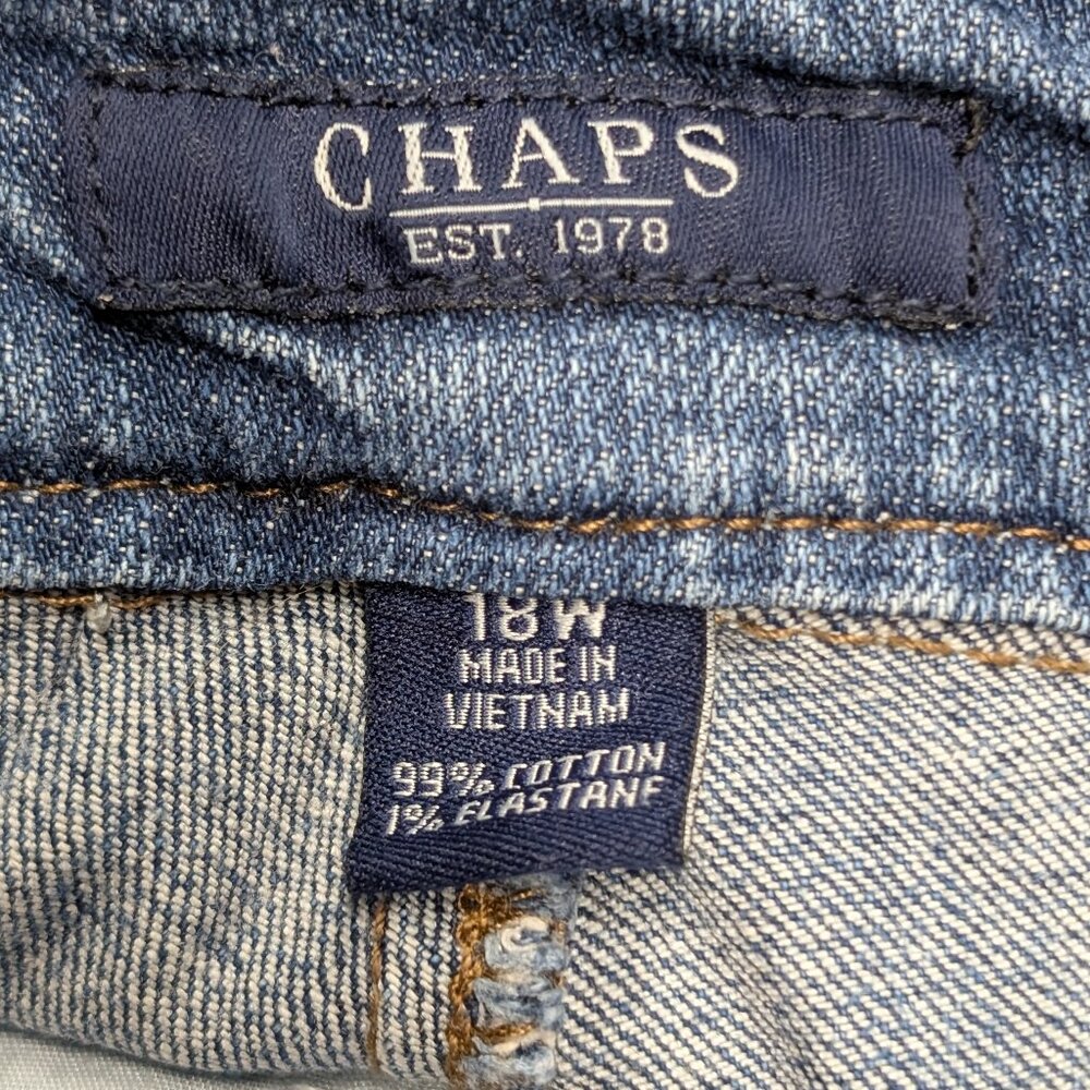 Chaps Capri Jeans Pants Size 18W - Picture 11 of 15
